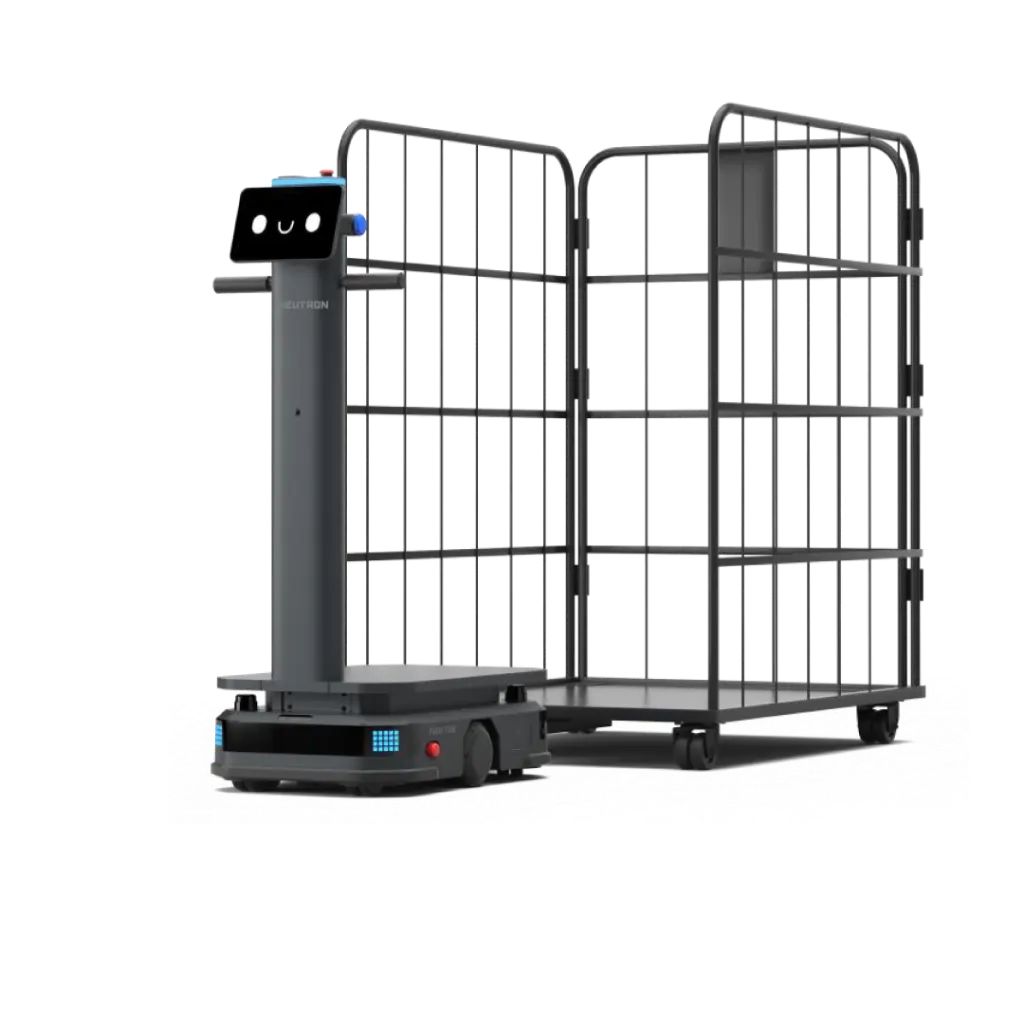 Dispositivo di traino per T300: il robot traina i carrelli che hai già