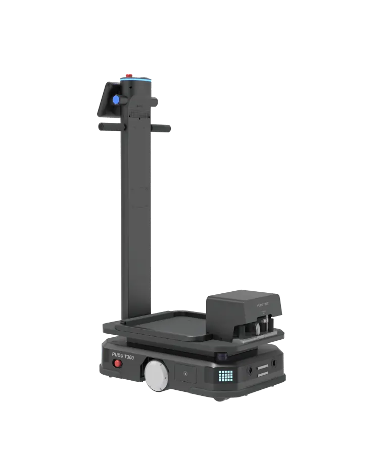 Dispositivo di traino per T300: il robot traina i carrelli che hai già