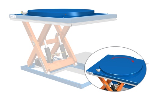 [33258] Turntable for Lifting Platforms (650)