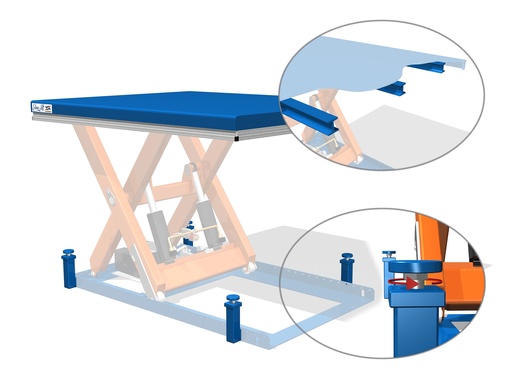 [82271] Reinforced Deck for Lifting Platforms (Thickness increased by 2 mm (maximum 8 mm))