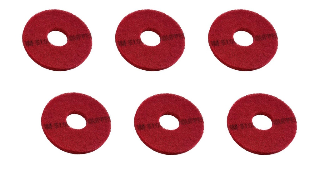 Pad Rosso Standard BG1 - 6 pz