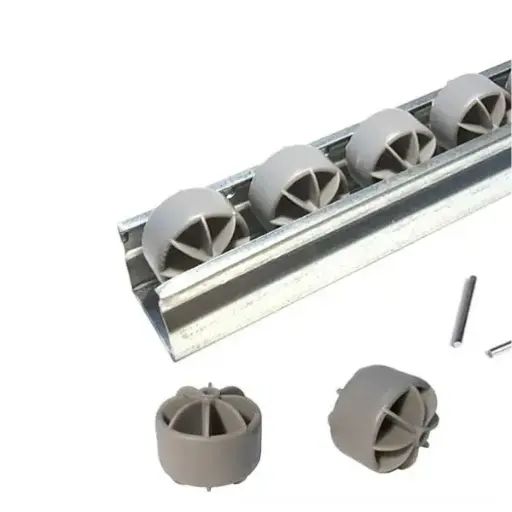 Roller track rounded
