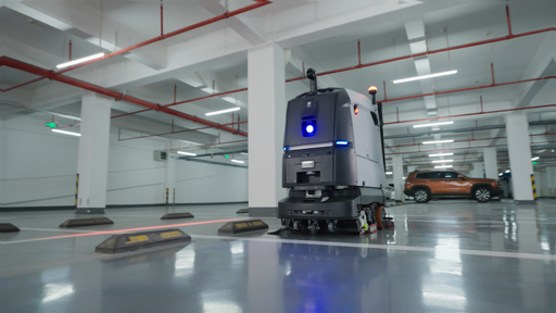 Pudu BG1 Al-Native Large Scrubber-Dryer Robot