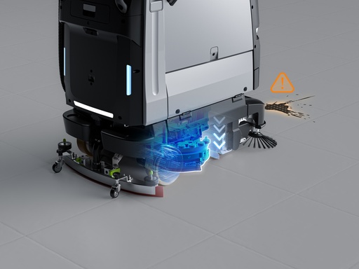 Pudu BG1 Al-Native Large Scrubber-Dryer Robot