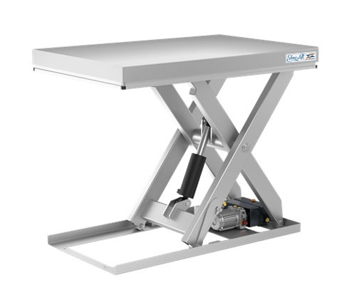 TL 1000 SS Piattaforma Singolo Pantografo Inox