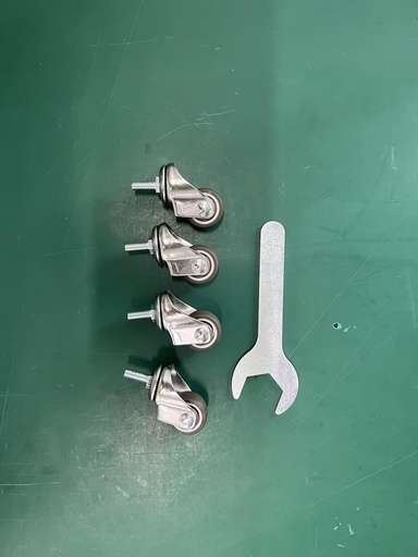[P-C-C13] Ruote Omnidirezionali 1" Vano Spazzola CC1 - 4 pz